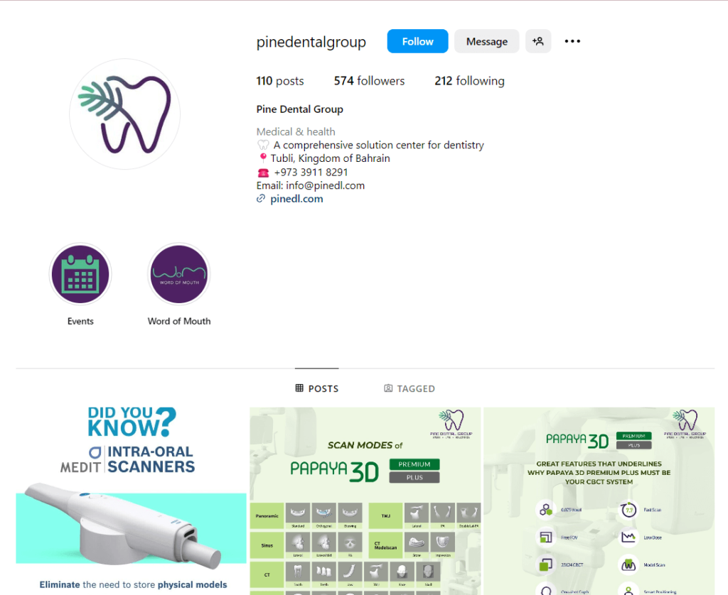 Pine dental group IG